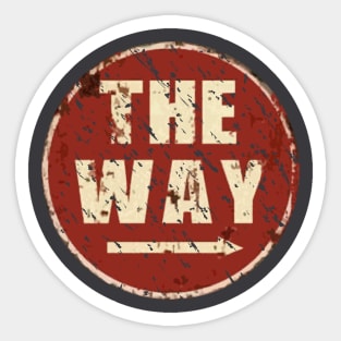 Way Sign Sticker